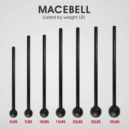 Unleash Your Strength with  Steel Mace Bells – Perfect for Full Body Workouts & Rehabilitation! 💪✨ Available in 5-30 lbs for Everyone!