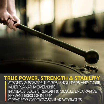 Unleash Your Strength with  Steel Mace Bells – Perfect for Full Body Workouts & Rehabilitation! 💪✨ Available in 5-30 lbs for Everyone!