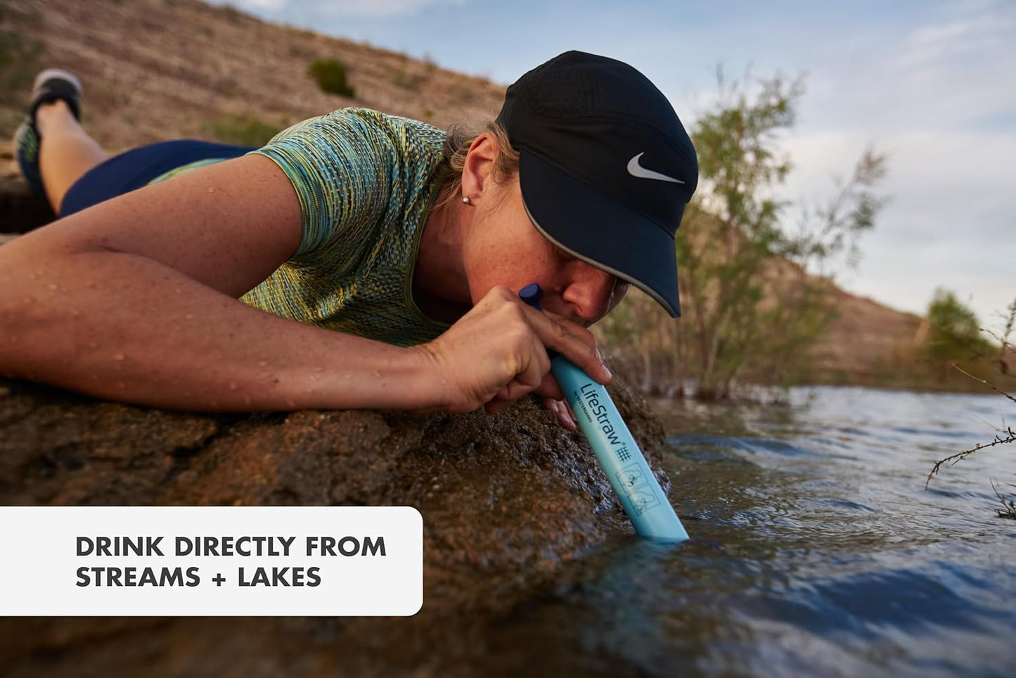 Personal Water Filter for Hiking, Camping, Travel, and Emergency Preparedness