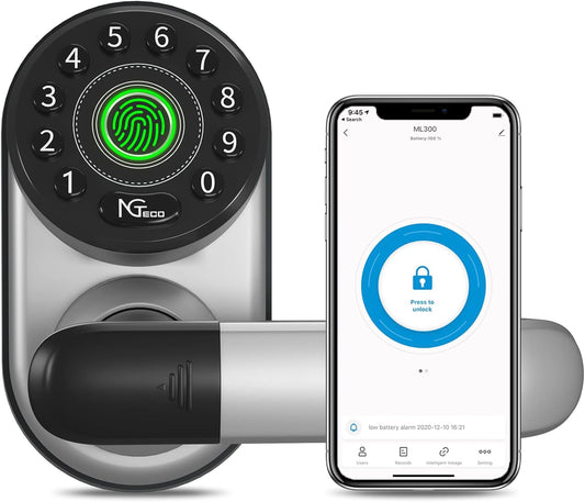 Unlock Your Home with the  Smart Biometric Fingerprint Door Lock - Now with Wifi, Keypad, and Bluetooth! 🔐✨