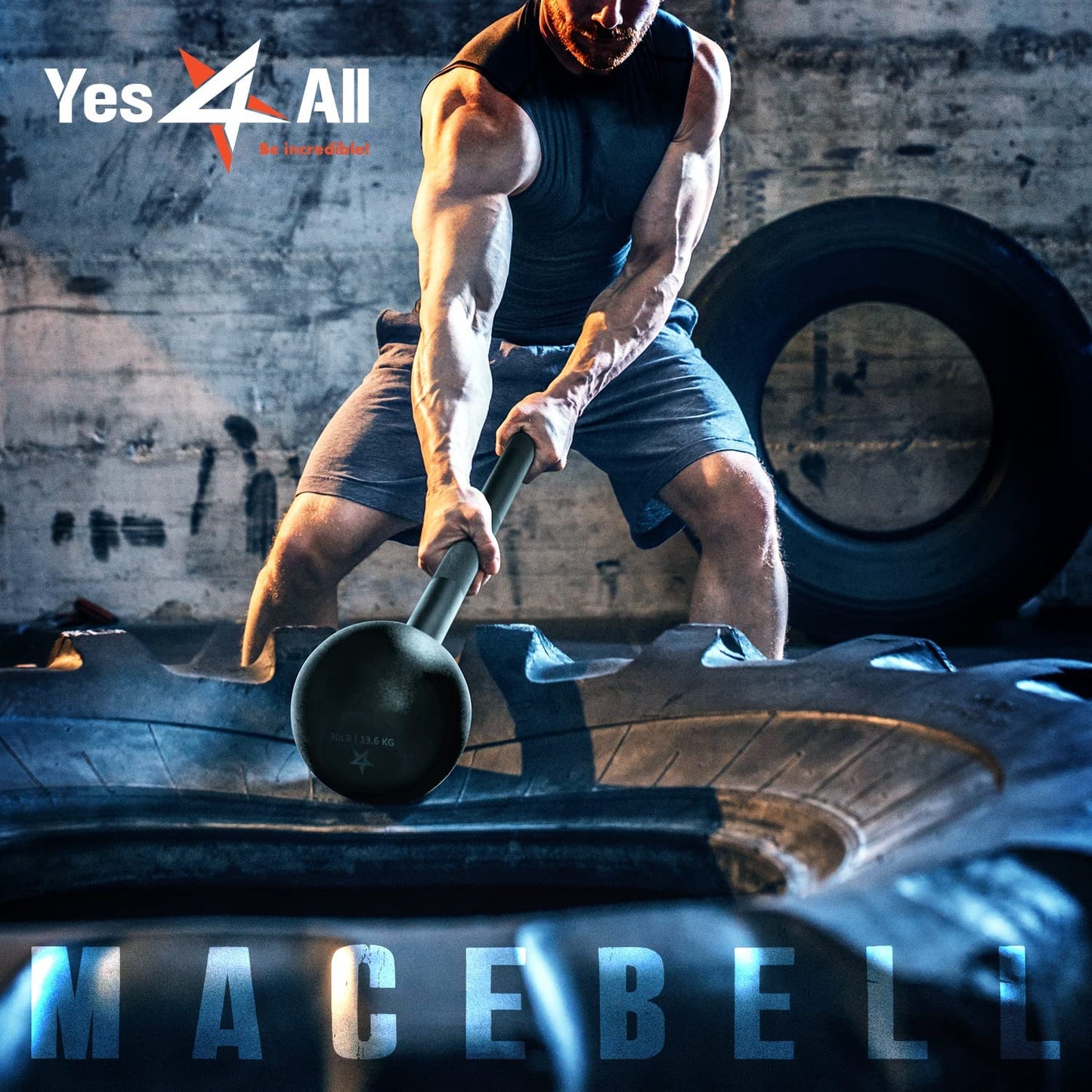 Unleash Your Strength with  Steel Mace Bells – Perfect for Full Body Workouts & Rehabilitation! 💪✨ Available in 5-30 lbs for Everyone!