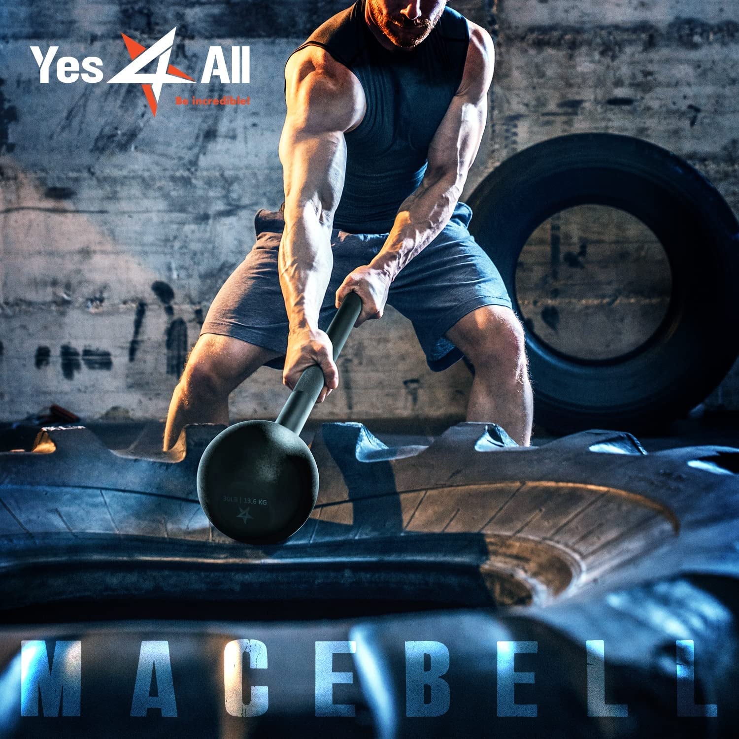 Unleash Your Strength with  Steel Mace Bells – Perfect for Full Body Workouts & Rehabilitation! 💪✨ Available in 5-30 lbs for Everyone!