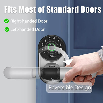 Unlock Your Home with the  Smart Biometric Fingerprint Door Lock - Now with Wifi, Keypad, and Bluetooth! 🔐✨