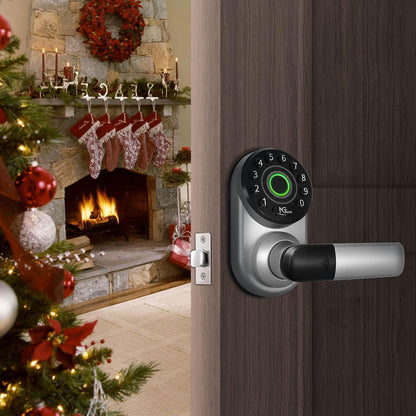 Unlock Your Home with the  Smart Biometric Fingerprint Door Lock - Now with Wifi, Keypad, and Bluetooth! 🔐✨